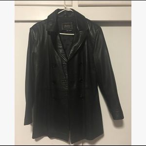 Michael Lawrence Leather Jacket Size:M